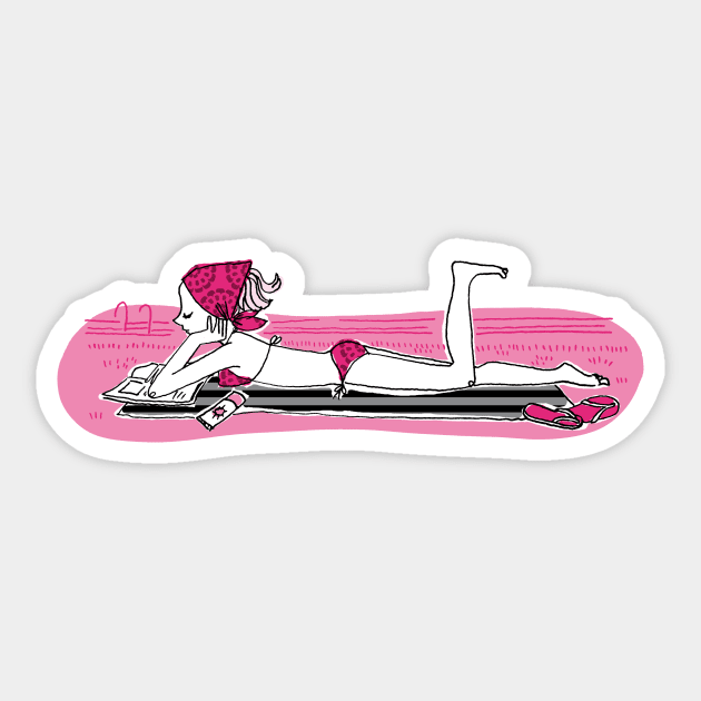 Pool Sticker by iribertegui